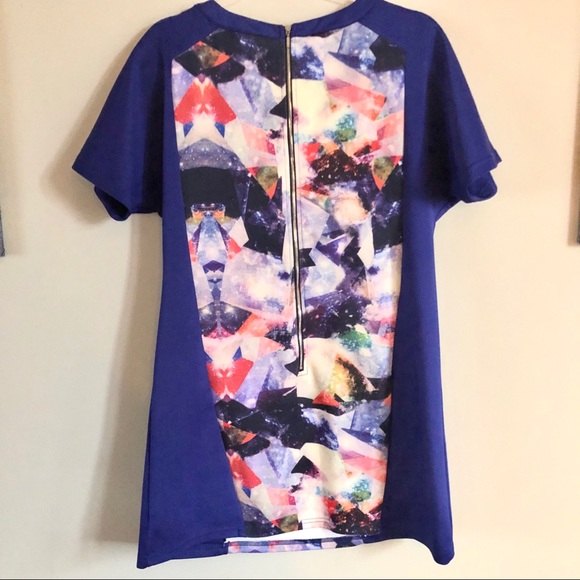 Girls On Film Scuba Mini Dress Purple Size 6 - Picture 5 of 7